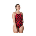 Speedo Women's Vortez Maze Crossback One Piece Swimsuit  One Piece Swimsuits  Speedo