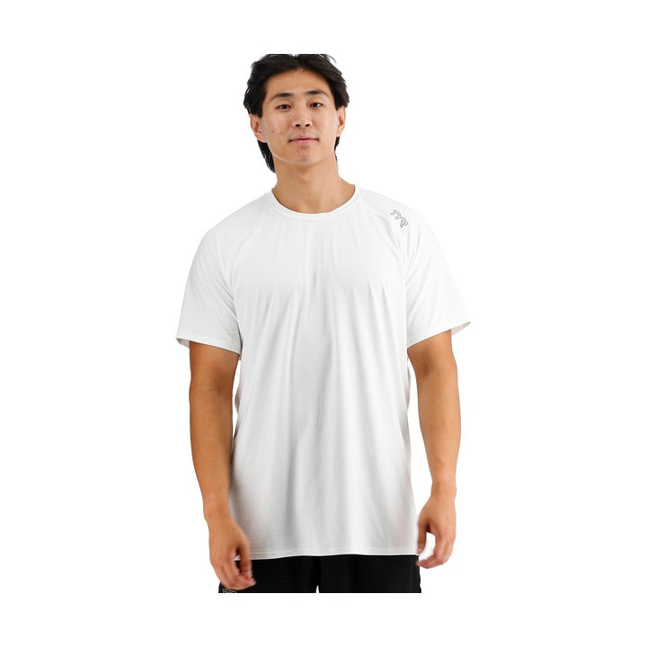 Tyr Men Climadry Raglan Tech Tee  Short Sleeve Rash Guard  Tyr