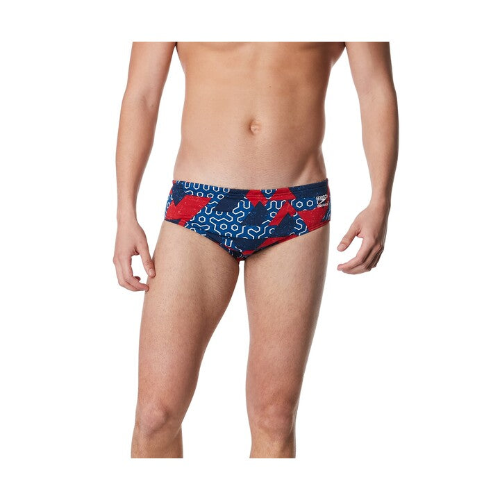 Speedo Men's Ruse Blocks Brief  Swimming Briefs for Men  Speedo