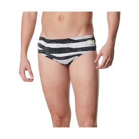 Speedo Men's Contort Stripes Swim Brief  Swimming Briefs for Men  Speedo