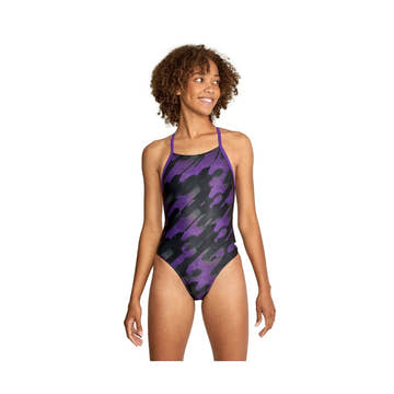 Speedo Natural Wonder Cross One Piece Swimsuit  One Piece Swimsuits  Speedo