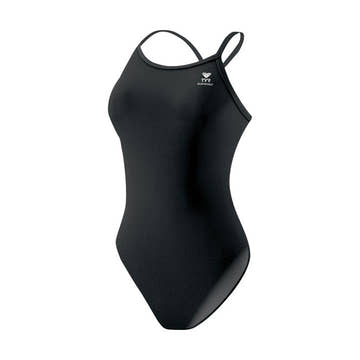 Tyr Solid Polyester Female Youth  Girls One Piece  Tyr