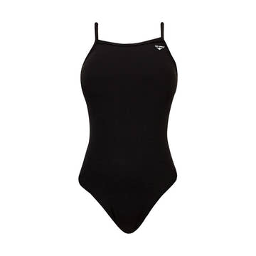 The Finals Endurotech Stretch Solid Butterfly Back Female Youth  Lifeguard Rash Guards  The Finals