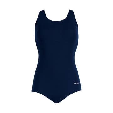 Dolfin Ocean Conservative Solid Lap Suit Female Extended Sizes  One Piece Swimsuits  Dolfin