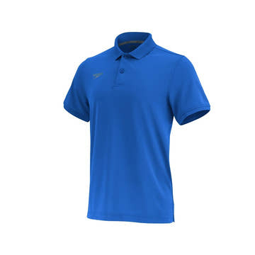 Speedo Solid Polo  Collared Polo Swim Shirts  Speedo