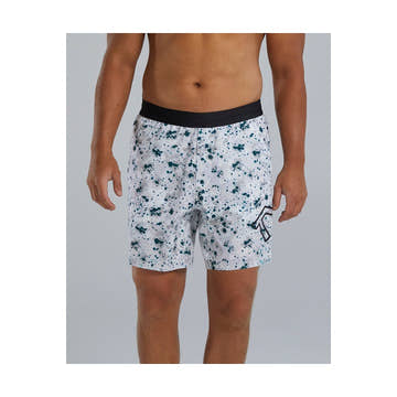 Tyr Hydrosphere Men's Lined 7in Unbroken Big Logo Shorts - Fleck  Boardshorts  Tyr