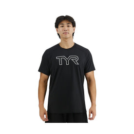 Tyr ClimaDry Men's Raglan Big Logo Tech Tee - Solid  Shirts  Tyr