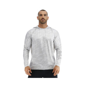 Tyr SunDefense Men's Vented Hooded Shirt - Camohex  Hoodie  Tyr