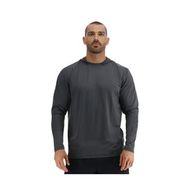 Tyr SunDefense Men's Vented Hooded Rash Guard Shirt - Solid  Hoodie  Tyr