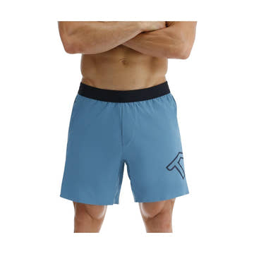 Tyr Hydrosphere Men's Lined 9in Unbroken Big Logo Shorts - Solid  Boardshorts  Tyr
