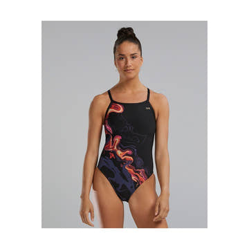 Tyr Durafast Elite Women's Diamondfit One Piece Swimsuit - Torch  One Piece Swimsuits  Tyr