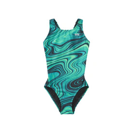 Tyr Girls Maxfit Vitali Swimsuit  Girls One Piece  Tyr