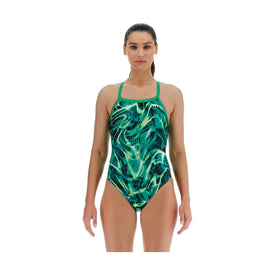 Tyr Womens Electro Diamondfit One Piece Swimsuit  Swim Team Prints  Tyr