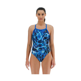 Tyr Womens Electro Diamondfit One Piece Swimsuit  Swim Team Prints  Tyr