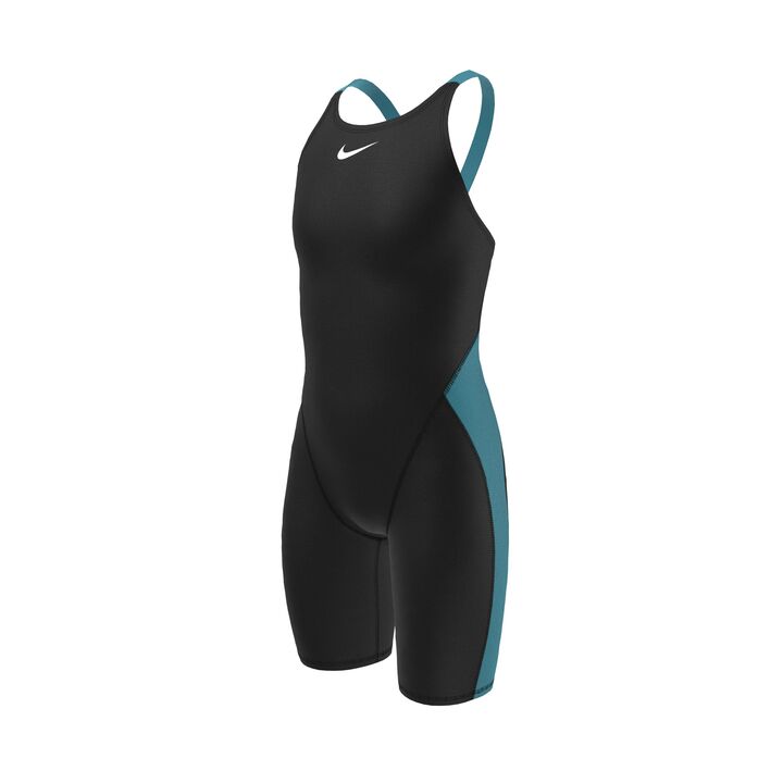 nike swimming dress Women's Hydrastrong Water Polo One Piece Swimsuit - Midnight Navy cut leg provides full Nike Hydrastrong Solid Cut-Out One