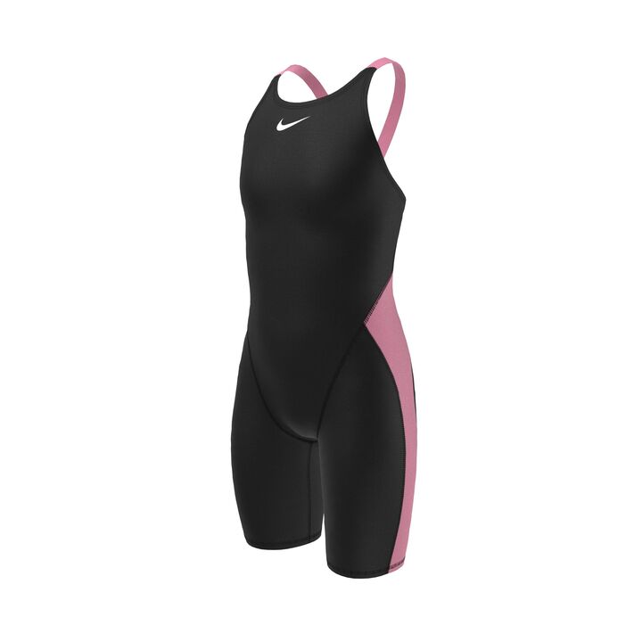 nike swimming dress Nike Girls Hydrastrong Strive Kneeskin Swimsuit Digital Pink / 22Y