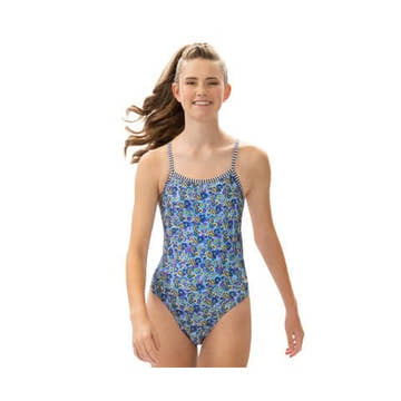 Dolfin Women's Uglies Wallflower String Back One Piece Swimsuit  One Piece Swimsuits  Dolfin