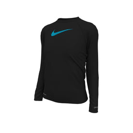 Nike Girl's Swoosh Long Sleeve Hydroguard  Girls Rash Guard  Nike