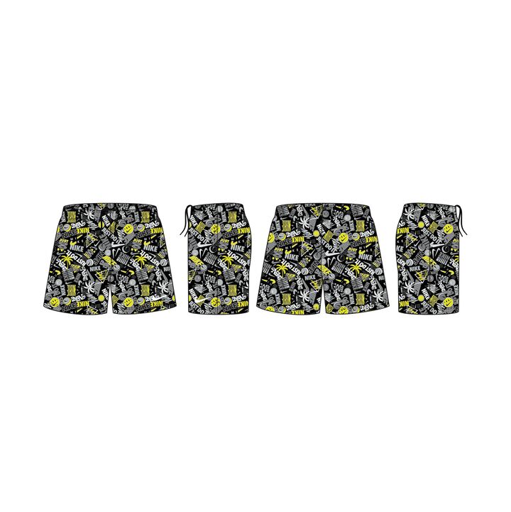 Nike Mens Smiles 5in Volley Short  Boardshorts  Nike