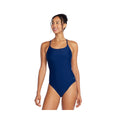 Speedo Women's Solid Double Cross Back One Piece Swimsuit  One Piece Swimsuits  Speedo