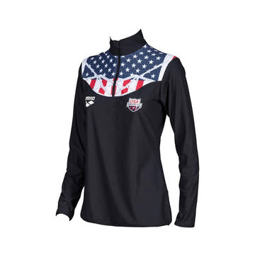Arena Women's OG Half Zip Shirt  Warm-Ups  Arena
