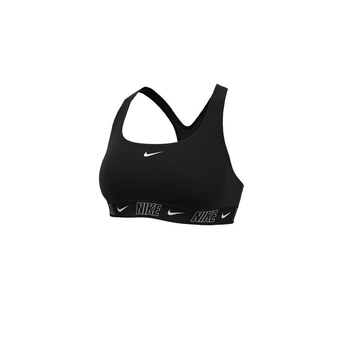Nike Women Fusion Logo Tape Racerback Bikini Top  Bikini Top  Nike