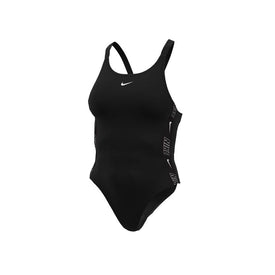 Nike Women Fusion Logo Tape Fastback One Piece Swimwear  One Piece Swimsuits  Nike