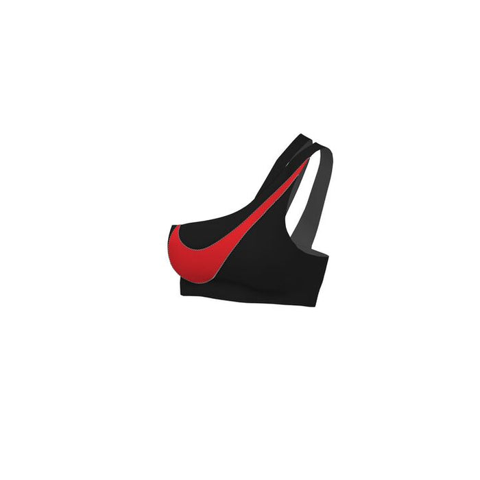 Nike Women Swoosh Block Asymmetrical Bikini Top