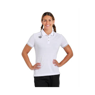 Arena Women'S Team Poloshirt Solid Cotton  Collared Polo Swim Shirts  Arena