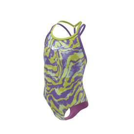 Nike Girl's Watercolor T-Crossback One Piece  Girls One Piece  Nike