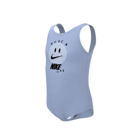 Nike Girl's Multi Logo U-Back One Piece  Girls One Piece  Nike