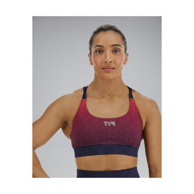 Tyr Base Kinetic Women's Dual Strap Sports Bra - Ember  Activewear  Tyr