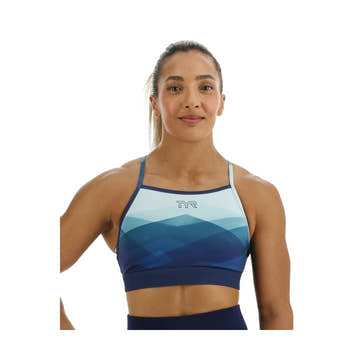 Tyr Base Kinetic Women's High Neck Sports Bra - Forge  Activewear  Tyr