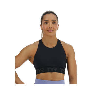 Tyr Base Kinetic Women's Mod Racer Sports Bra - Solid  Activewear  Tyr