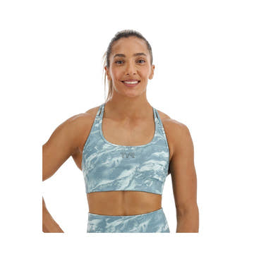 Tyr Base Kinetic Women's Racerback Sports Bra - Aqueous  Activewear  Tyr