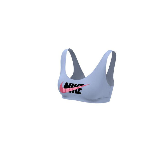 Nike Women Multi Logo Scoop Neck Bikini Top