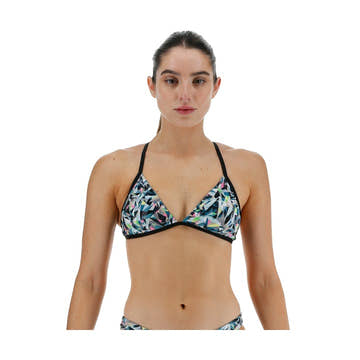 TYR Women's Standard Triangle Tieback Bikini Top - Prism Break  Two Piece Swimsuits  Tyr