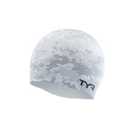 Tyr Adult Silicone Swim Cap - Digi Camo  Swim Caps  Tyr