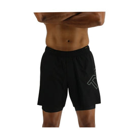 Tyr Hydrosphere Men's Lined 6in Momentum Big Logo Shorts - Solid  Boardshorts  Tyr