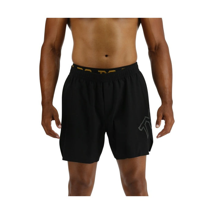 Tyr Hydrosphere Men's Unlined 6in Momentum Big Logo Shorts - Solid