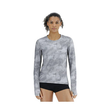 Tyr SunDefense Women's Vented Long Sleeve Crew Shirt - Turbulent  Sweatshirt  Tyr