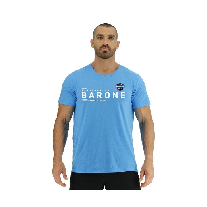Tyr Men Barone Shirt Light Blue  Swim T-shirts  Tyr