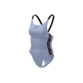Nike Women Fusion Logo Tape Fastback One Piece Swimwear  One Piece Swimsuits  Nike