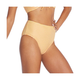 Speedo Women's Texture Stripe High Waist Bottom  High Waist Bottom  Speedo