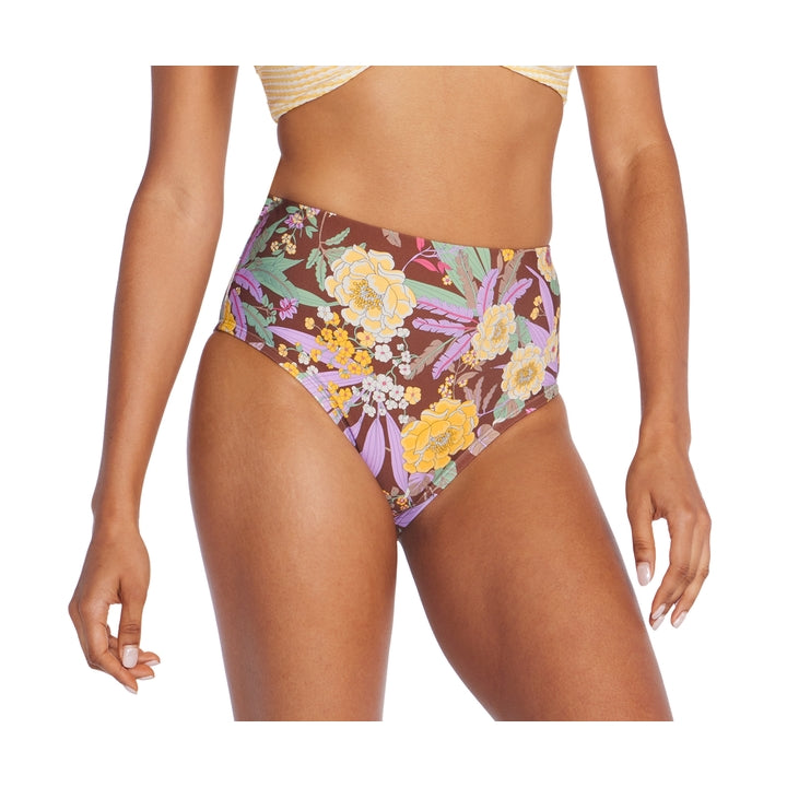 Speedo Women's Print High Waist Bottom  Competition Swimsuits  Speedo