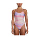 Nike Hydrastrong Multi Print Lace Up Tie Back One Piece