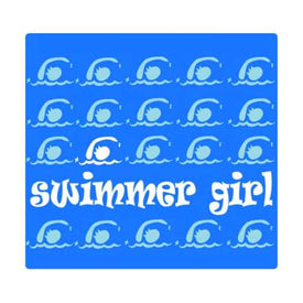 Mouse Pad Swimmer Girl  Swim Gear  BaySix