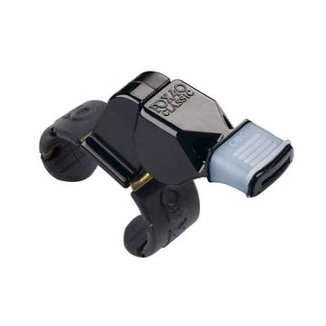 Fox 40 Classic CMG Finger Grip Whistle Black  Whistles  Fox 40