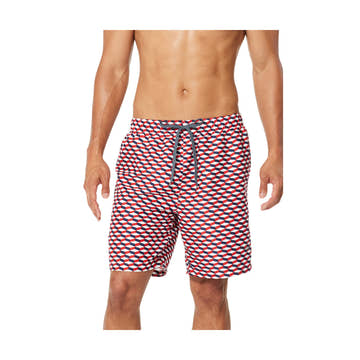 Speedo Men's Usa Block Party 18 In Volley Short  Boardshorts  Speedo