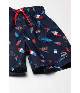 Speedo Boy's Swim Short Printed Beach Time  Boys Swimsuits  Speedo